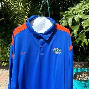 Nike Florida Gators Polo. Waffle knit.